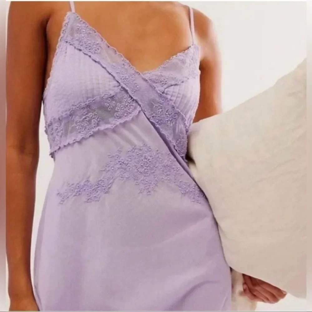 Free People Intimately Going Steady Slip Dress NWOT - Picture 4 of 13